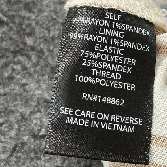 Torrid Ember Stripe Rayon Slub Smocked Tube Top Plus Size 3X NWT - Picture 7 of 9